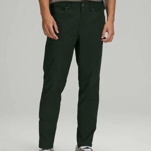 Lululemon ABC Slim-Fit 5 Pocket Pant Utilitech 32x34 Dark Green